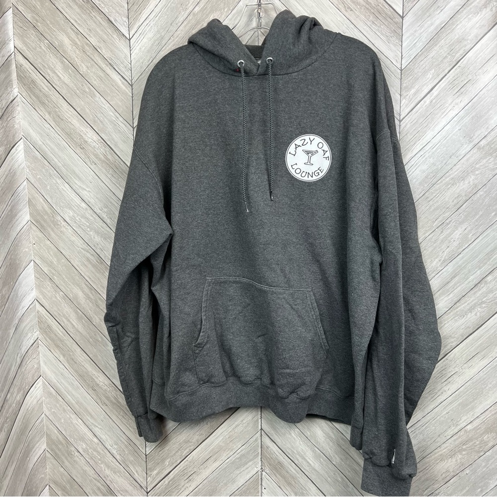 Lazy Oaf Lounge Hooded Sweatshirt Local Bar XXL